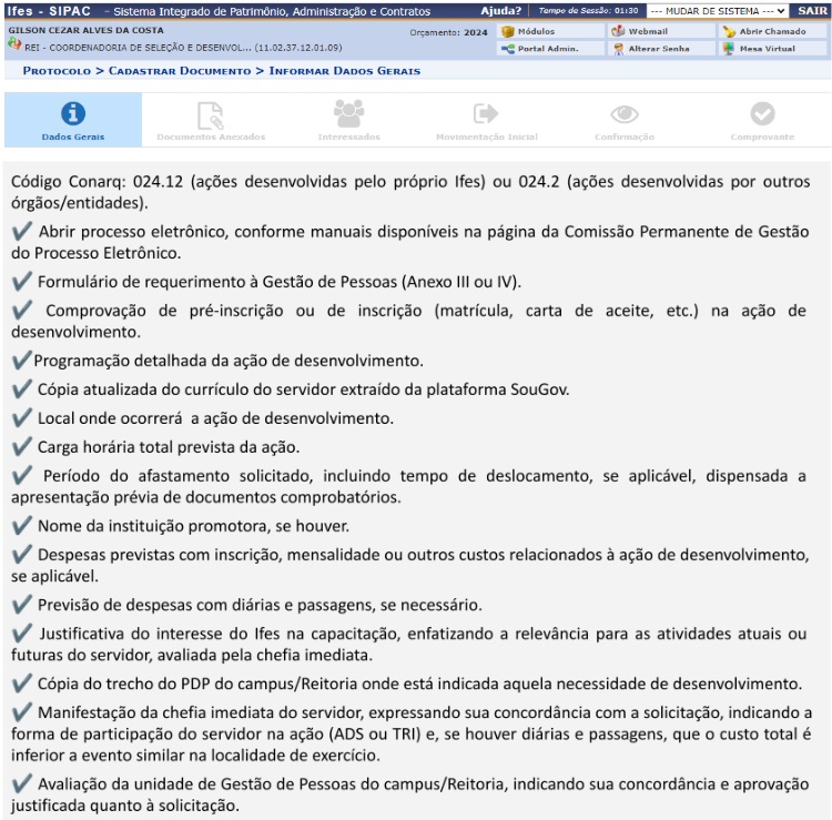 Processo TRI ADS